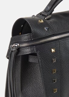 Leren tas met decoratie van studs thumbnail 3