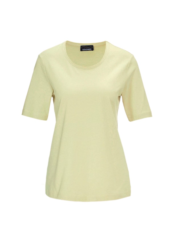 Basic T-Shirt aus reiner Baumwolle 5