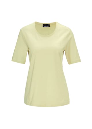jaune T-shirt en pur coton