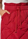 Padded quilted skirt in paperbag style thumbnail 5