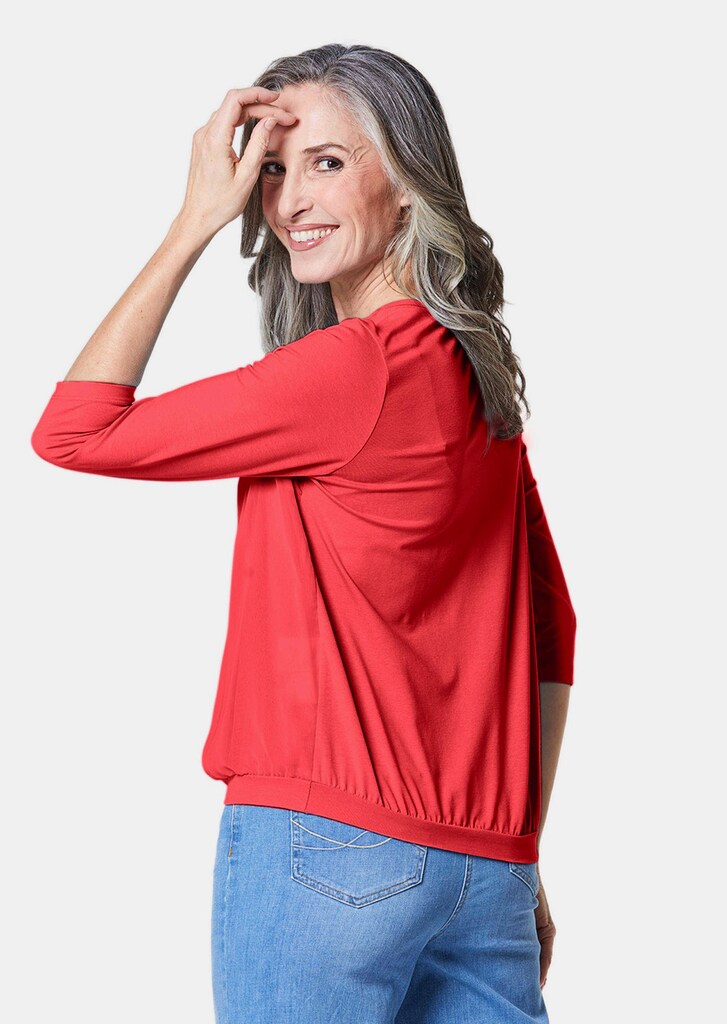 Gepflegtes Shirt in eleganter Blusen-Optik