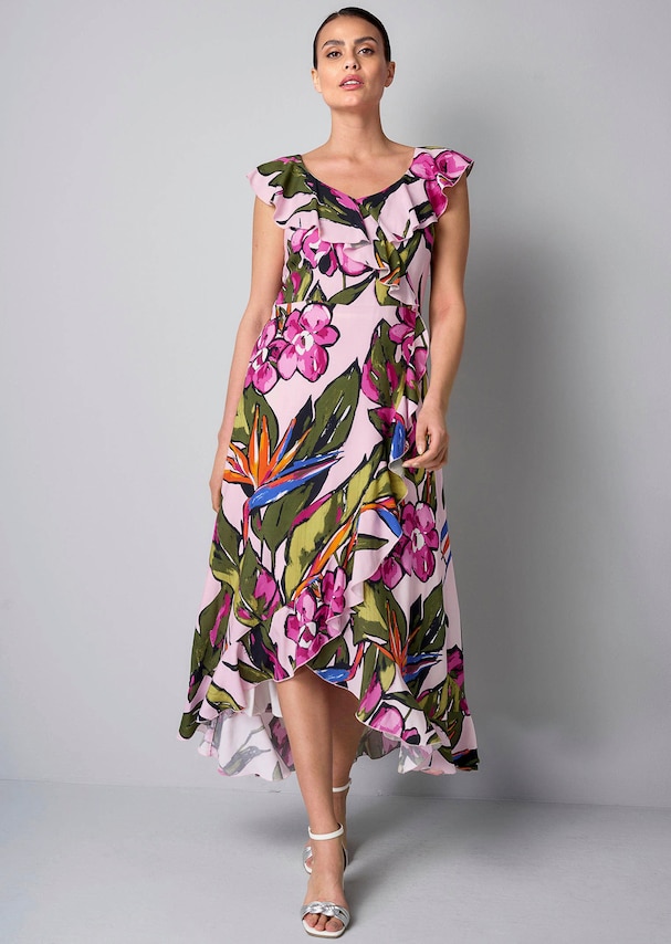 Kleid mit Volant am Ausschnitt 3