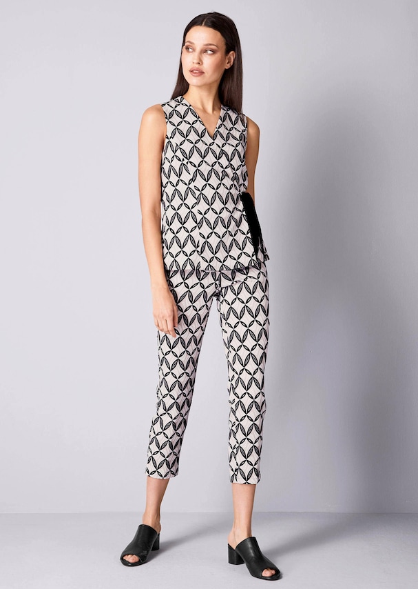 Bluse in Wickeloptik 1