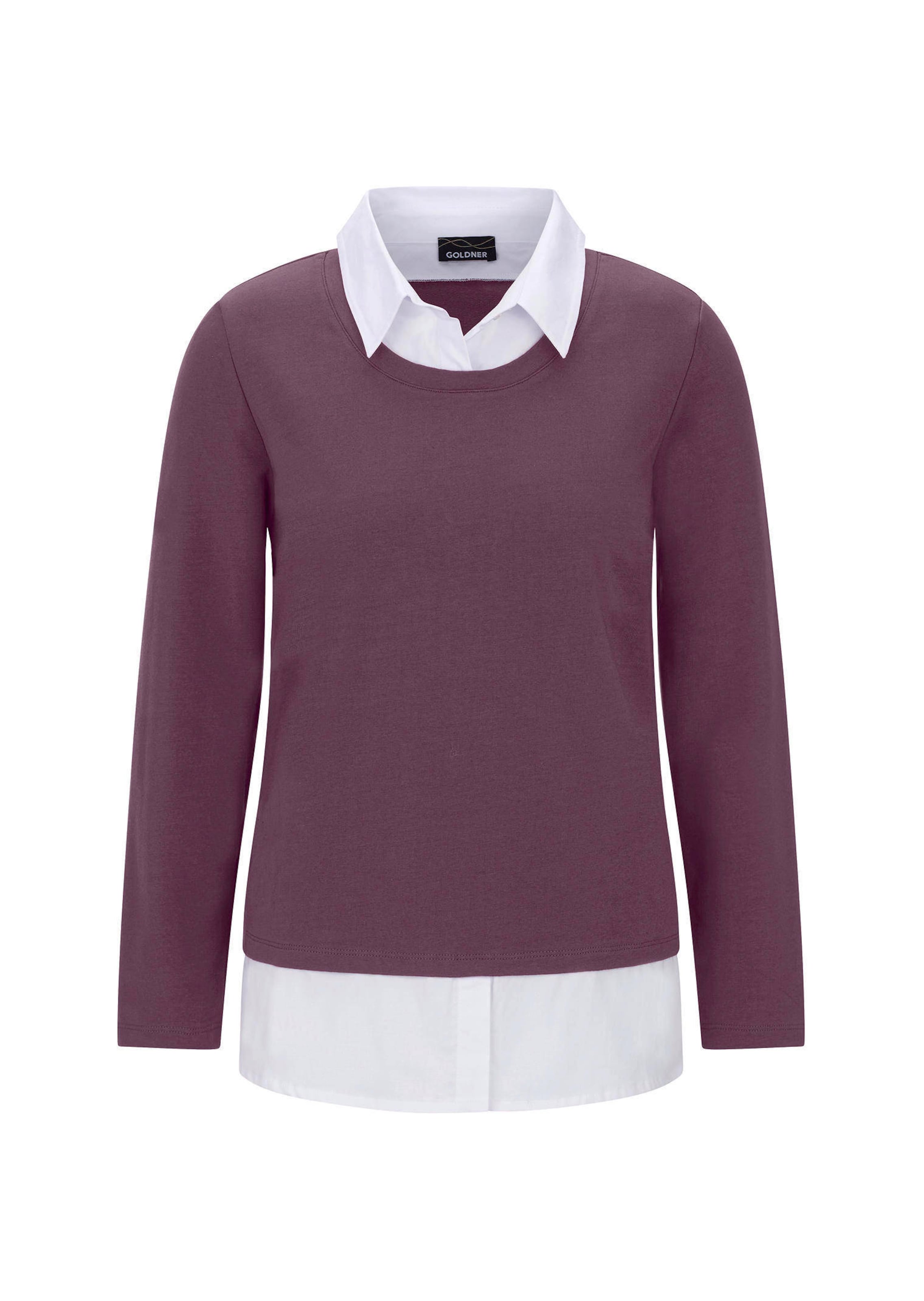 Sweatshirt in 2-in-1-look