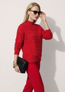 Strickpullover mit Fransenmuster thumbnail 4