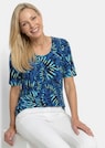 T-shirt en coton avec des fleurs féminines thumbnail 4