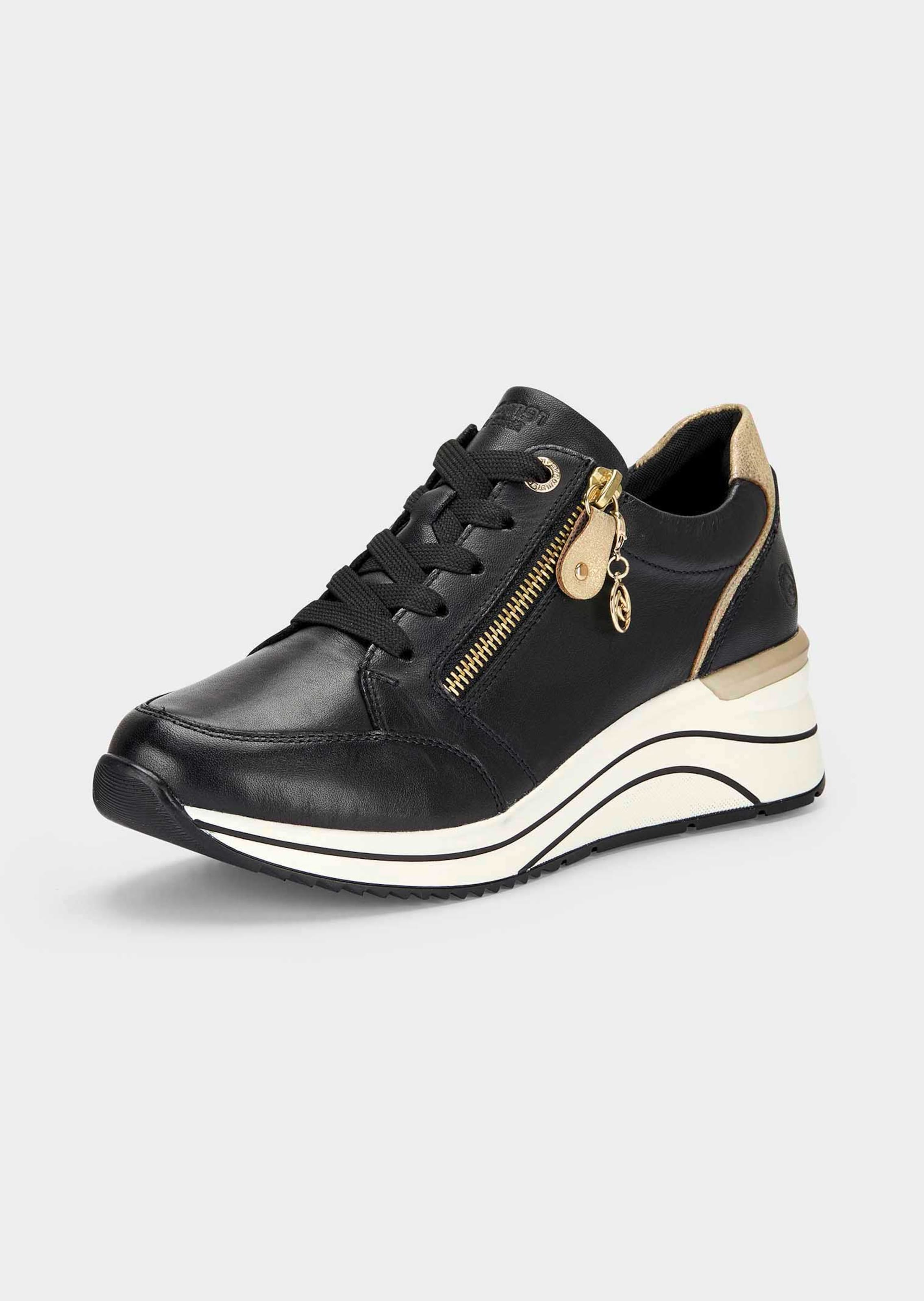 Wasserabweisender Sneaker aus Glattleder