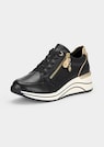 Wasserabweisender Sneaker aus Glattleder thumbnail 1