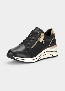 Wasserabweisender Sneaker aus Glattleder thumbnail 1