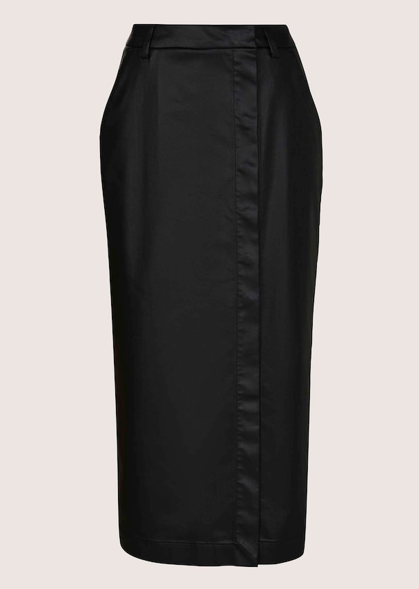 Beschichteter Rock im Wickel-Look 5