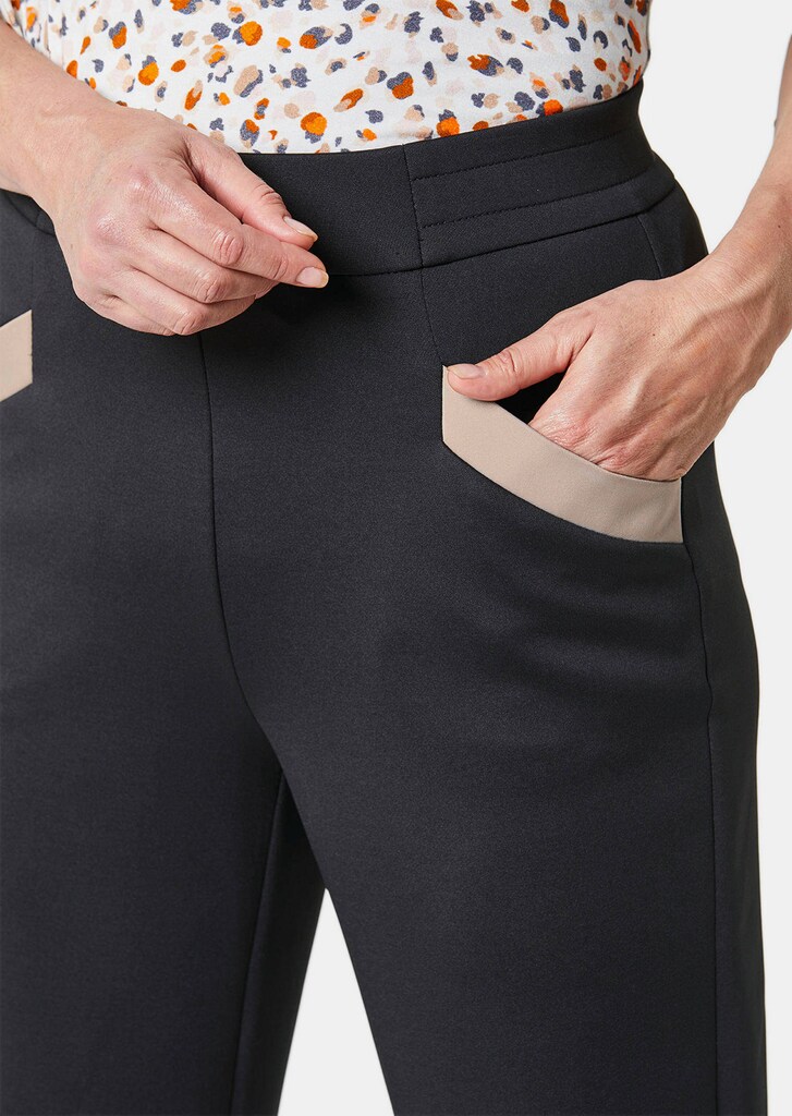 Bequeme Freizeithose mit Schlupfbund und Taschen