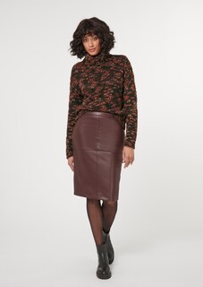 Rollkragenpullover in Melange-Optik thumbnail 2