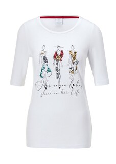 Besticktes T-Shirt mit bunten Pailletten thumbnail 1
