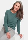 Fijn gebreide tricot pullover met boothals thumbnail 4