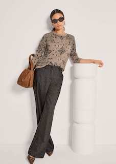 Kaschmir-Pullover mit Paisley-Muster thumbnail 4