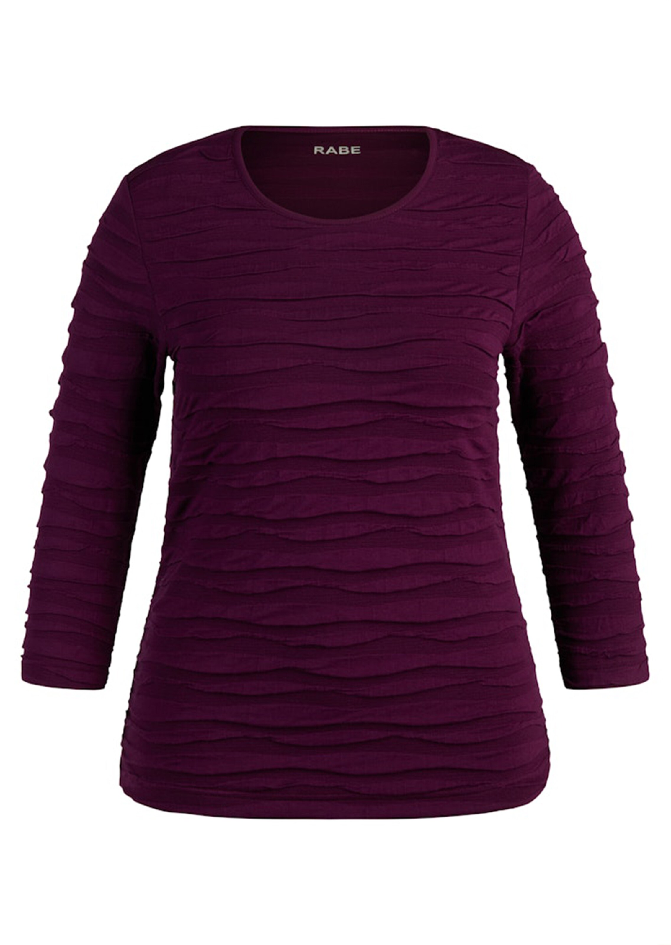 Jersey-Shirt mit Wellenmuster