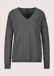 Pull en V en bon cachemire thumbnail 6