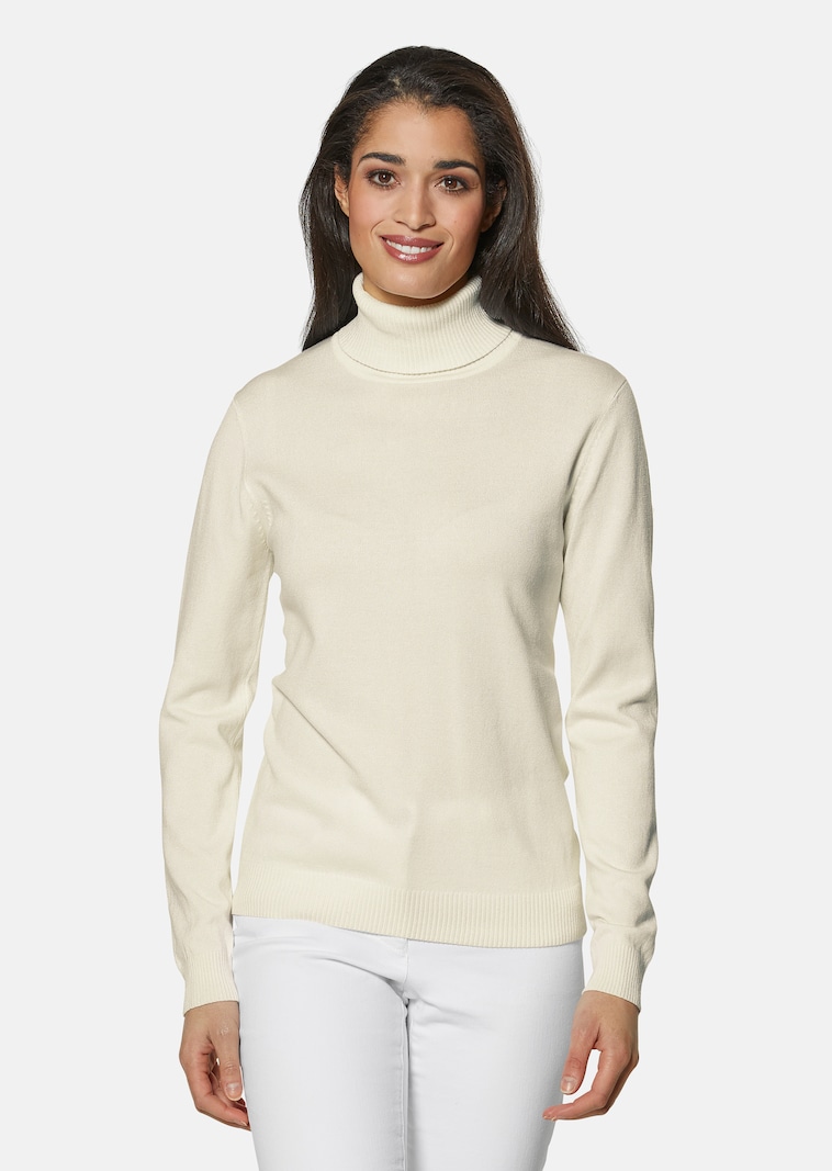 Strickpullover aus Viskosestretch