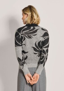 Jacquard-Pullover mit Stehkragen thumbnail 3