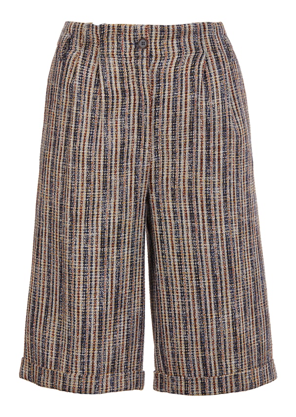 Bermuda-Shorts mit Bundfalten