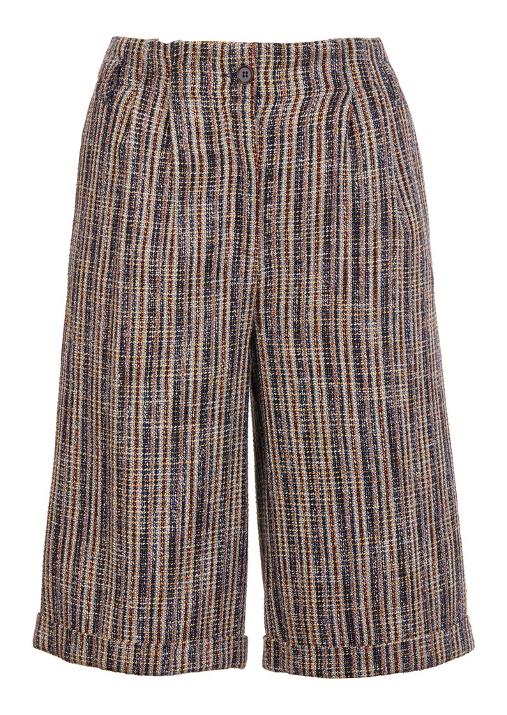 Bermuda-Shorts mit Bundfalten