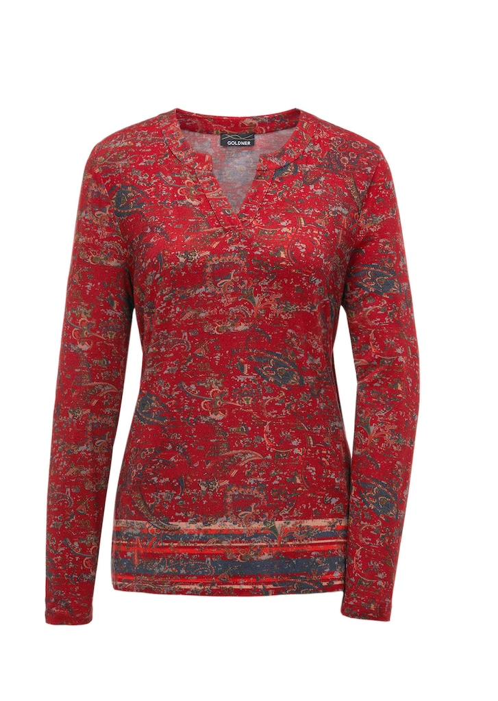 Langarmshirt mit Paisleymuster 5
