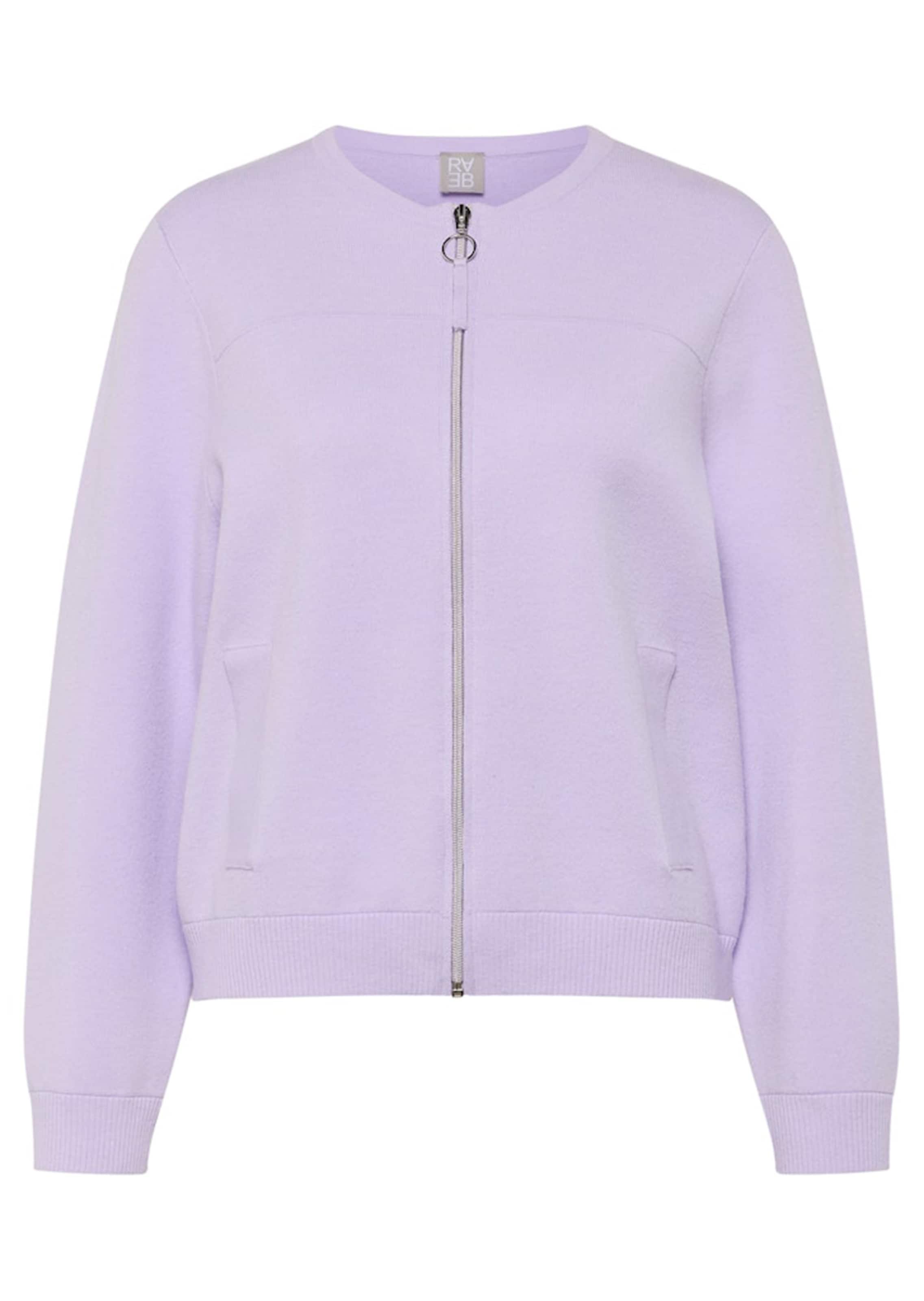 Legere Strickjacke mit Reißverschluss