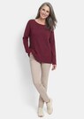 A-lijn tricot pullover met katoen thumbnail 2