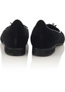 Soft suede ballet flats with tassel detail thumbnail 2