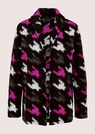 Verschlusslose Shirtjacke mit Hahnentrittmuster thumbnail 6