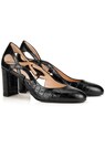 Leder-Pumps mit Lochmuster thumbnail 1