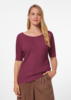 Feinstrick-Pullover mit Umschlagärmeln thumbnail 1