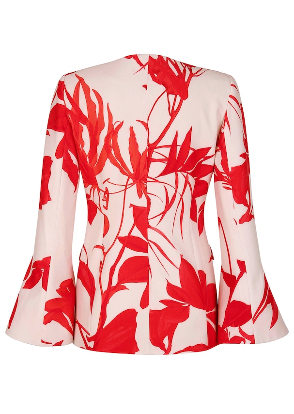 Blazer mit floralem Druck 6