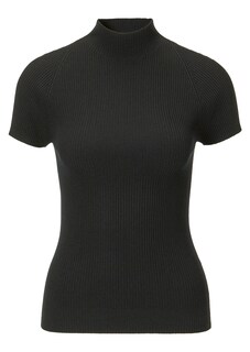 Tricot trui met korte mouwen thumbnail 1