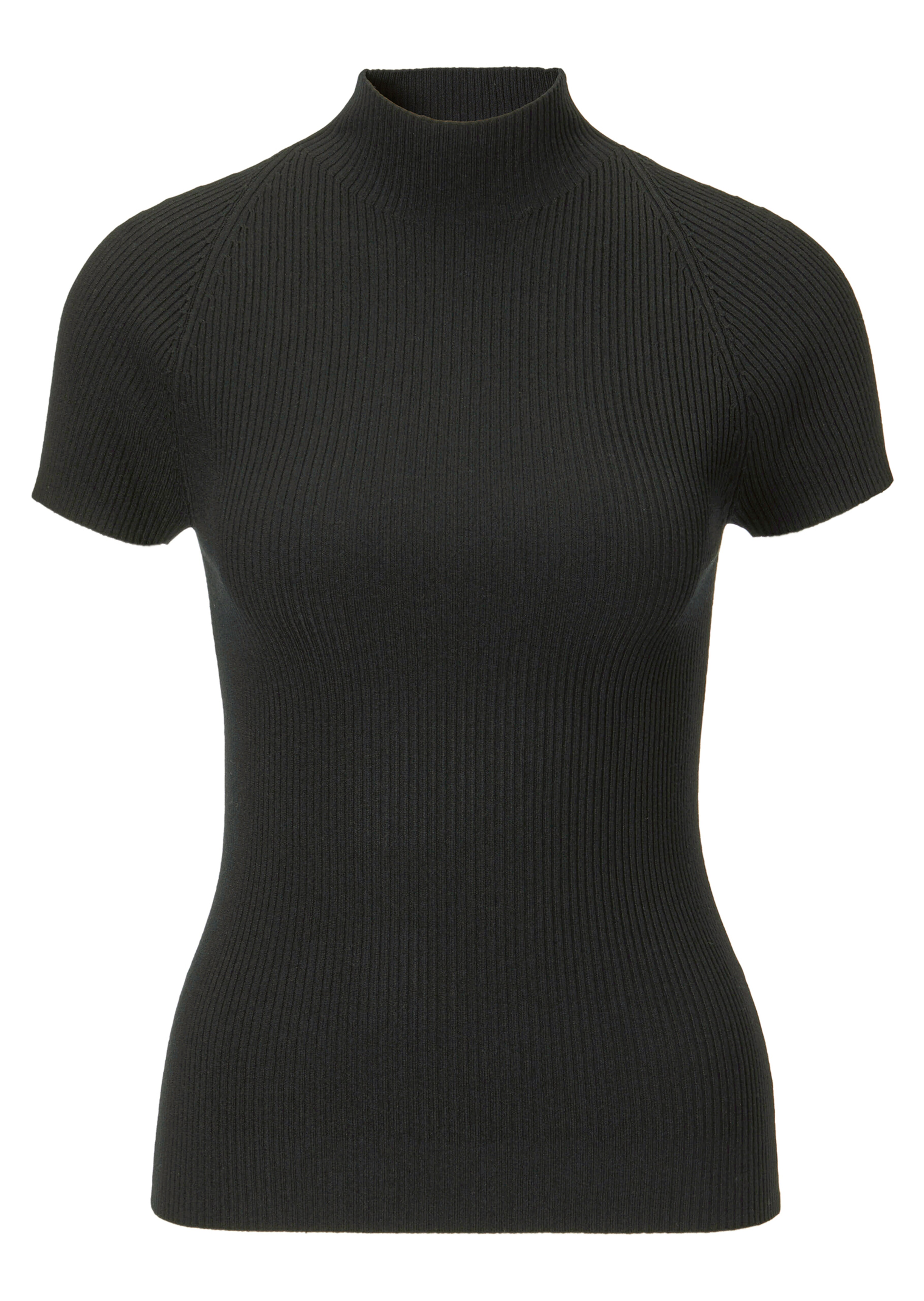 Tricot trui met korte mouwen