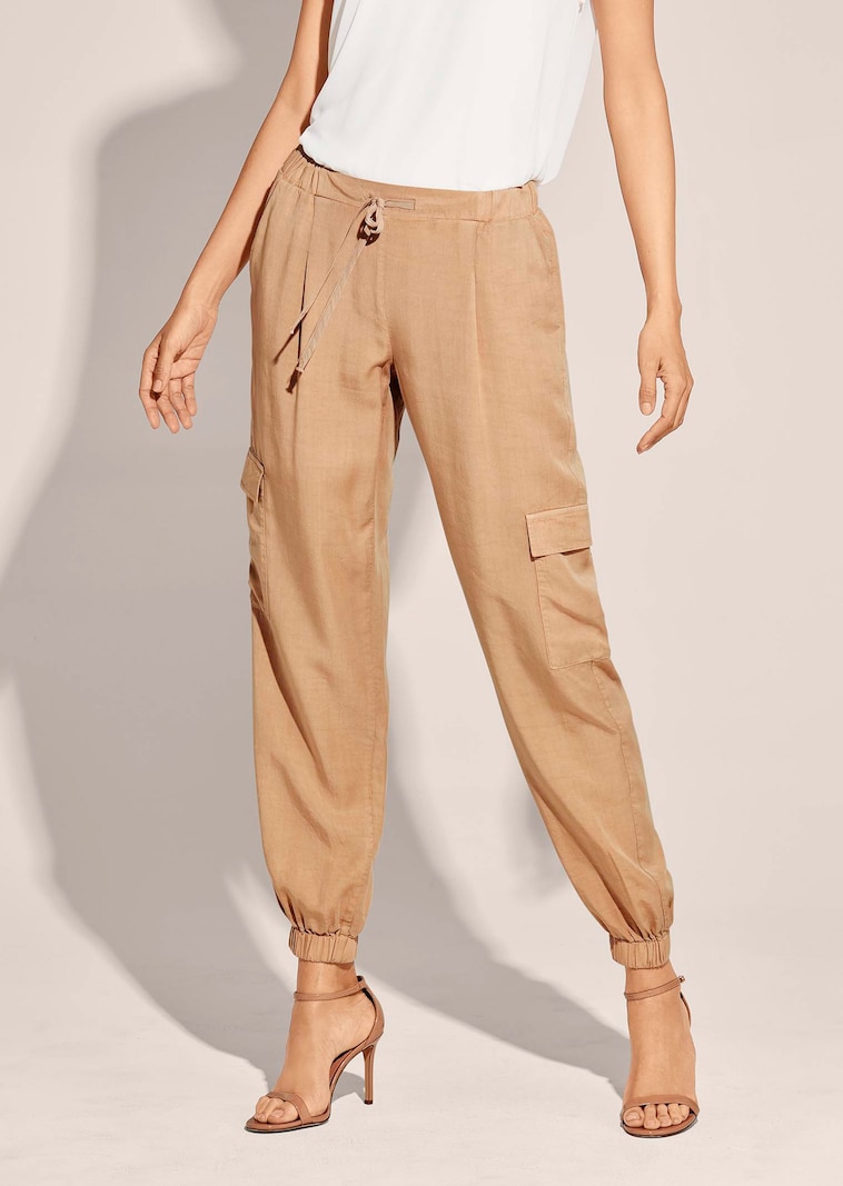 Sportive Cargo-Hose mit Bündchen