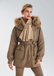 Parka mit Kapuze und abnehmbarem Fake-Fur thumbnail 7