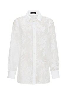 Ausbrenner-Bluse mit Blumenmuster thumbnail 6