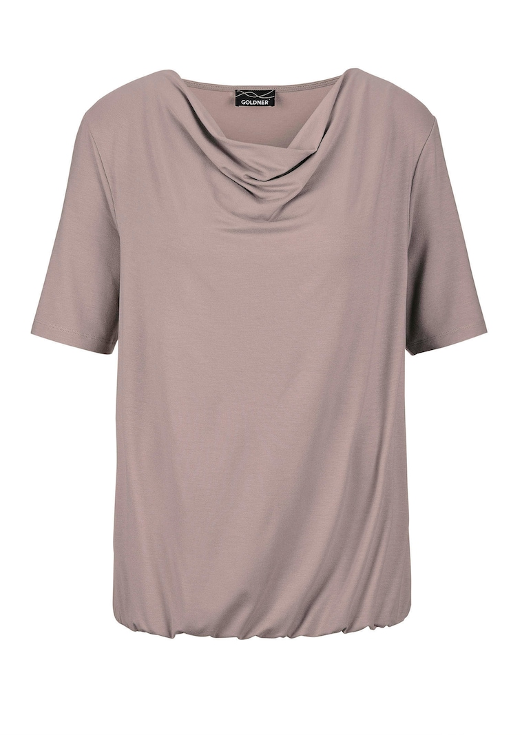 T-shirt avec encolure bénitier