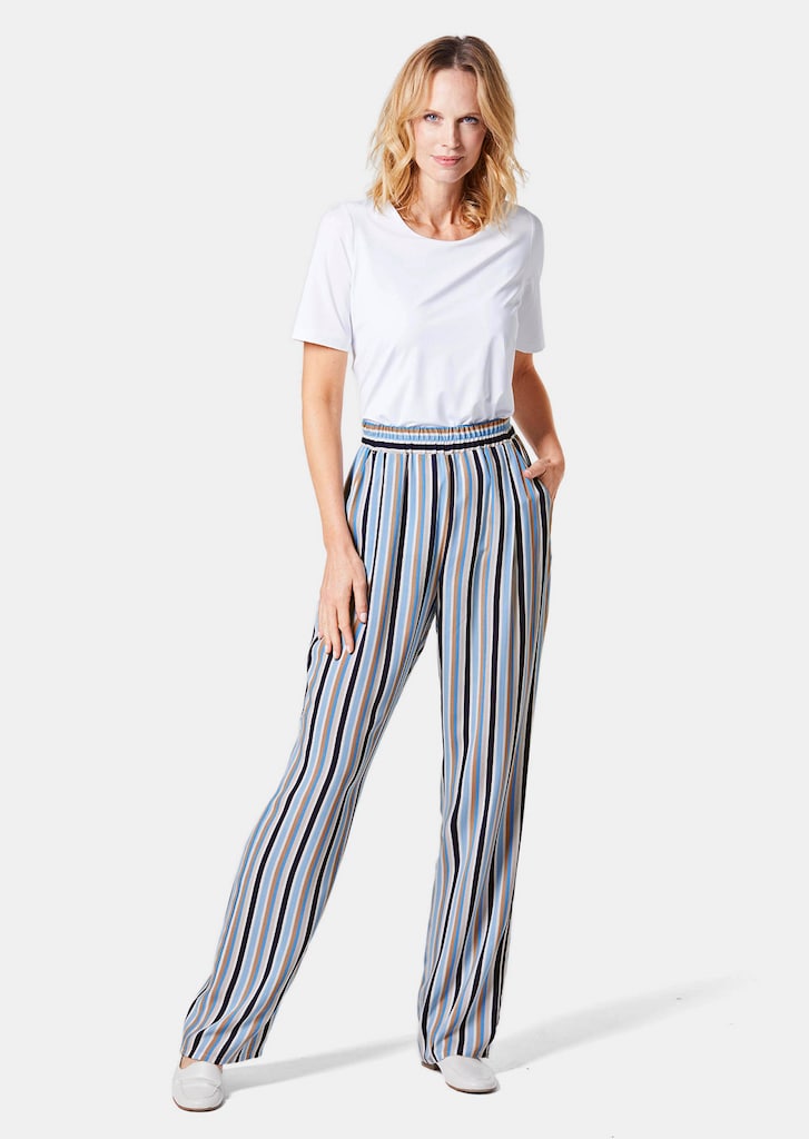 Palazzo-Hose mit sommerlichem Druck
