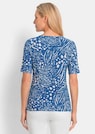 Shirt van viscose met modieuze animalprint thumbnail 3