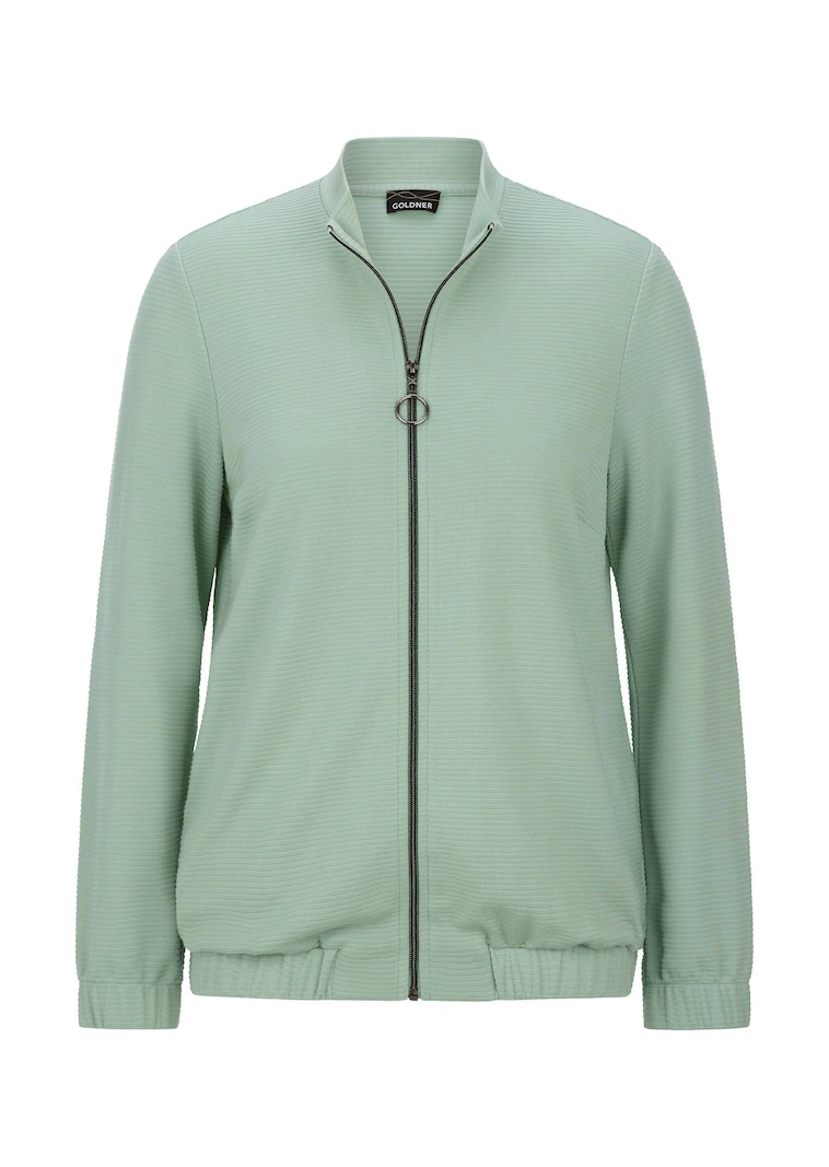 Weiche Jerseyjacke in Blouson-Optik