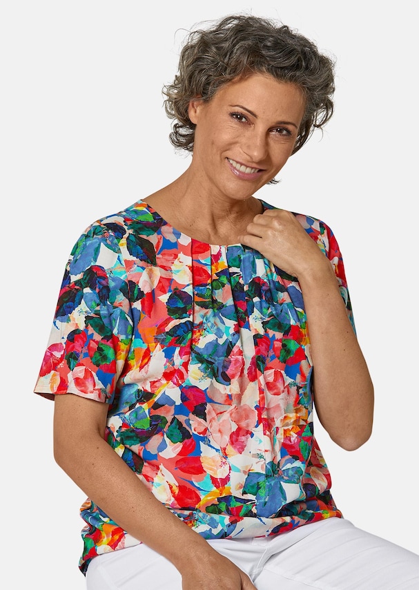 Prachtig gekleurde gedessineerde blouse 3
