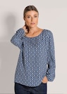 Blouse met grafische print thumbnail 1