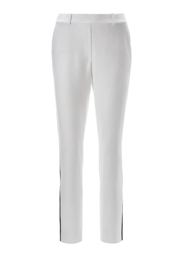 Narrow Ceramica trousers with contrasting stripes