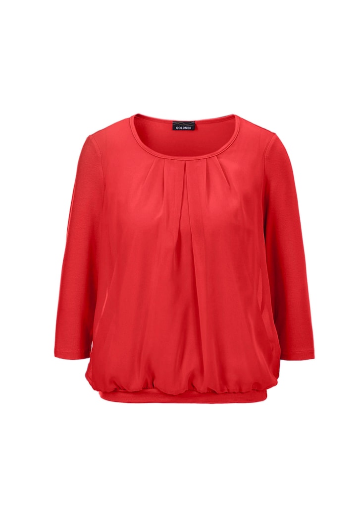 Gepflegtes Shirt in eleganter Blusen-Optik