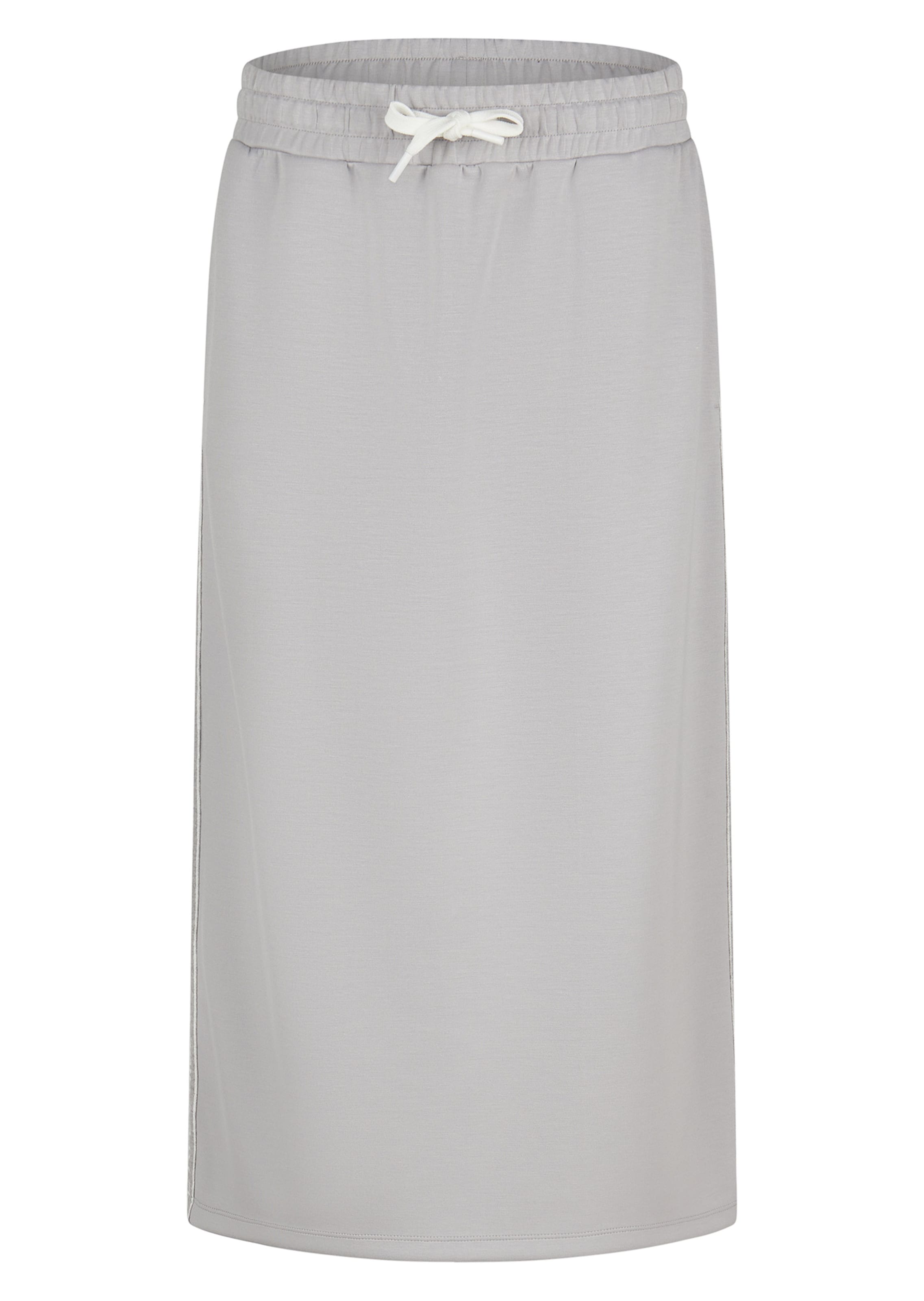 Jupe en sweat avec lien de serrage sous coulisse. En coton et élasthanne.