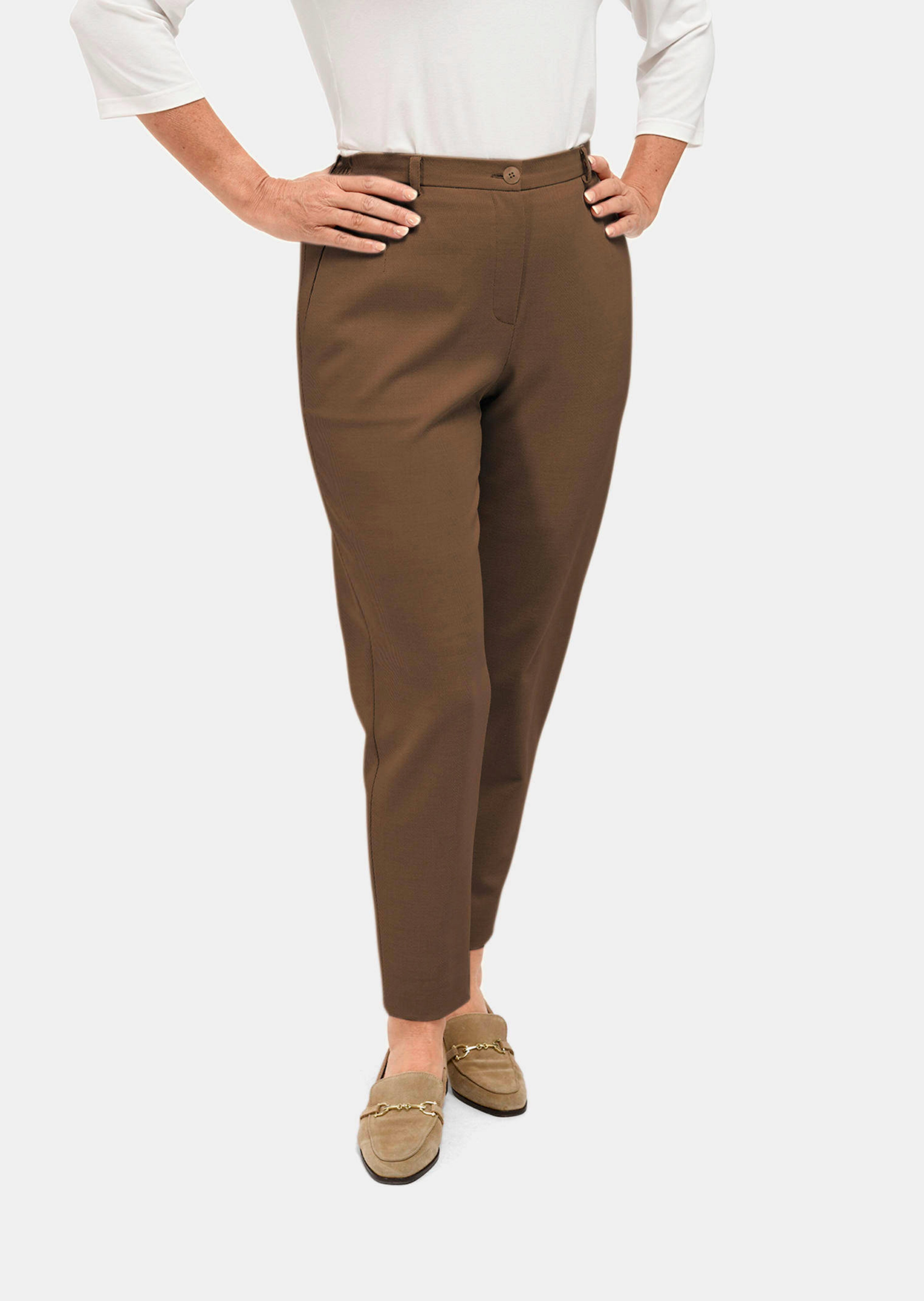 Pantalon à côtes coupe confort