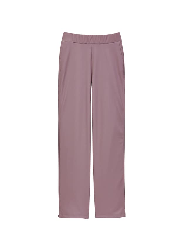Lounge trousers with elegant satin stripes 5