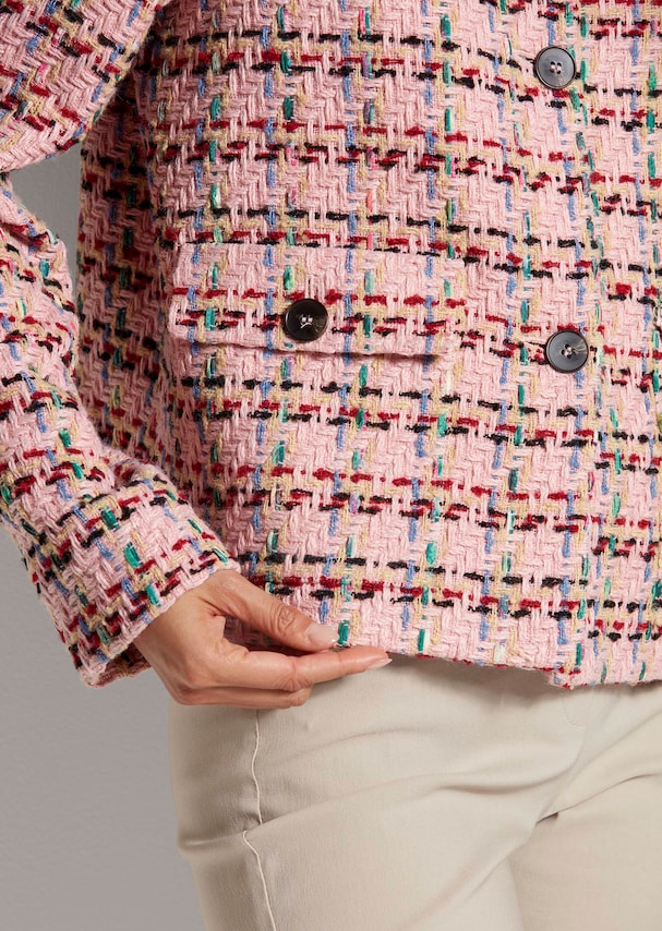 Kurzer Blazer mit Struktur 4